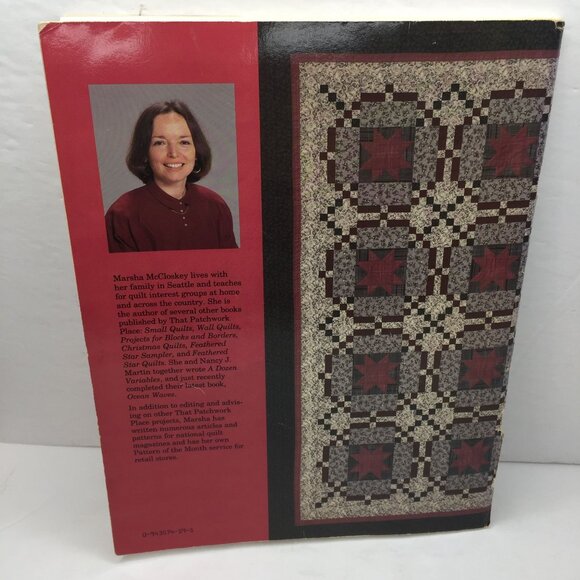 Vintage 1989 Stars And Stepping Stones Quilt Book Marsha McCloskey Pattern Ideas - Picture 9 of 9